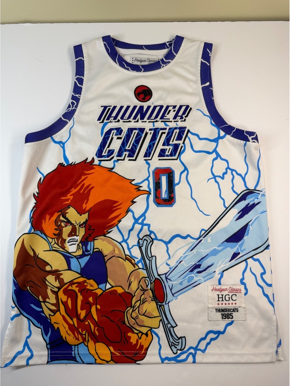 Headgear Classics ThunderCats Lion-O Panthro Basketball Jersey Youth Large